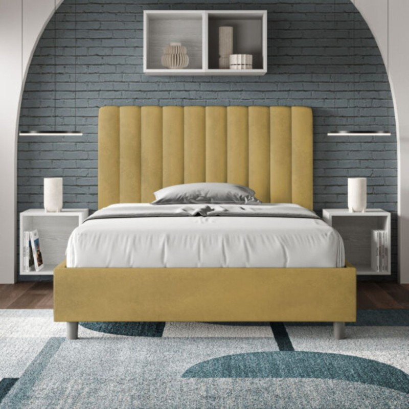 Letto una piazza e mezza microfibra Agueda 120×190