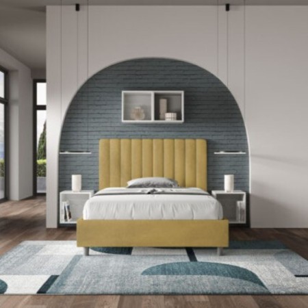 Letto una piazza e mezza microfibra Agueda 120×190