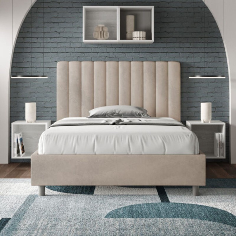 Letto una piazza e mezza microfibra Agueda 120×190