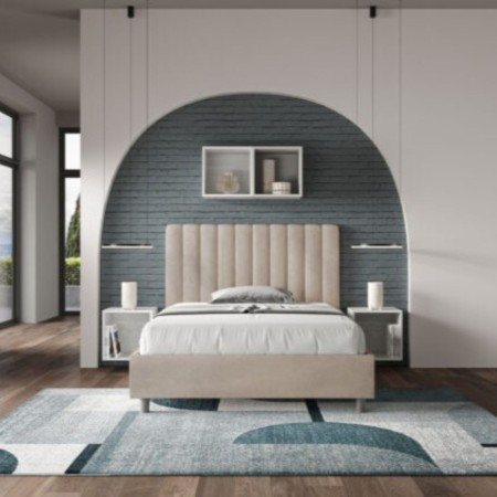 Letto una piazza e mezza microfibra Agueda 120×190