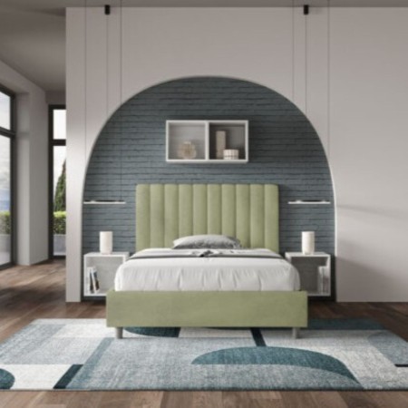 Letto una piazza e mezza microfibra Agueda 120×190