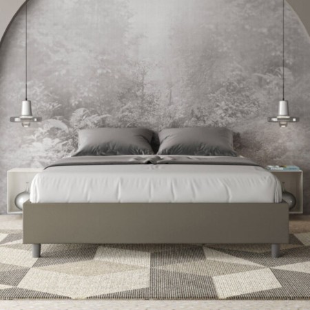 Letto Matrimoniale similpelle Azelia 160x190 cm