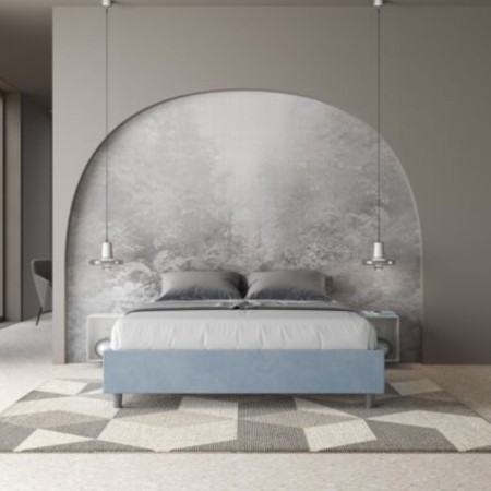 Letto Matrimoniale microfibra Azelia 160×190