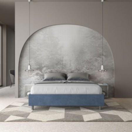 Letto Matrimoniale microfibra Azelia 160×190