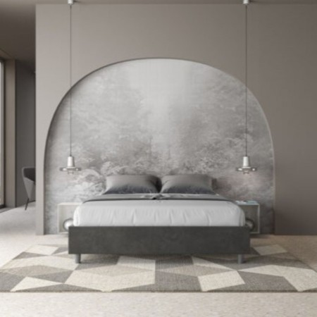 Letto Matrimoniale microfibra Azelia 160×190