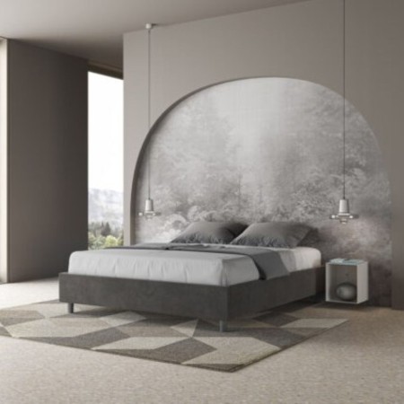 Letto Matrimoniale microfibra Azelia 160×190