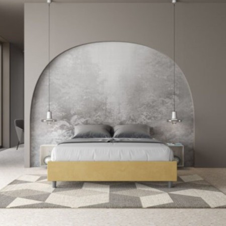 Letto Matrimoniale microfibra Azelia 160×190
