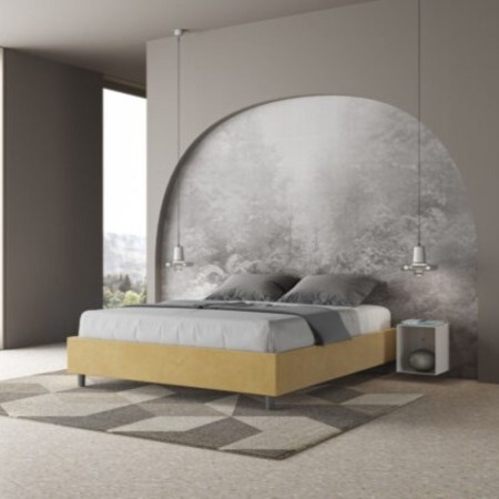 Letto Matrimoniale microfibra Azelia 160×190