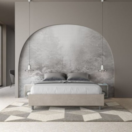 Letto Matrimoniale microfibra Azelia 160×190