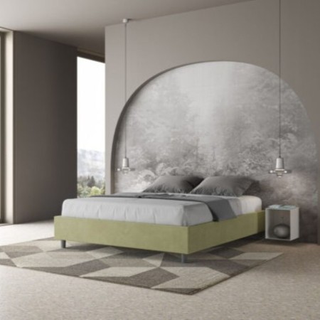 Letto Matrimoniale microfibra Azelia 160×190