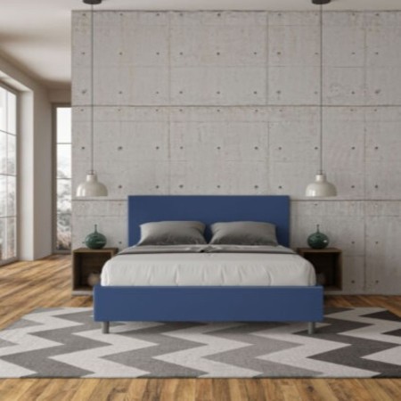 Letto Matrimoniale similpelle Adele 160x190 cm