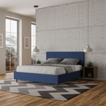 Letto Matrimoniale similpelle Adele 160x190 cm