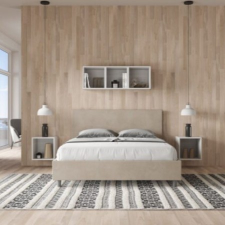Letto Matrimoniale microfibra Adele 160×190