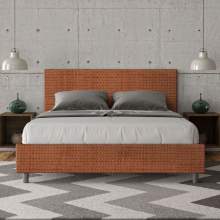 Letto Matrimoniale tessuto Adele 160×190