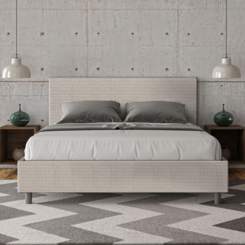 Letto Matrimoniale tessuto Adele 160×190