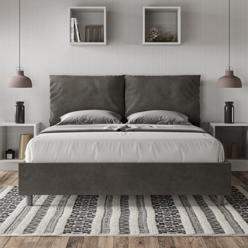 Letto Matrimoniale microfibra Antea 160×190