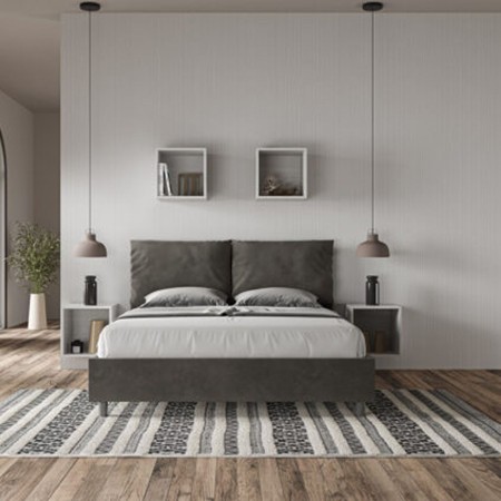 Letto Matrimoniale microfibra Antea 160×190