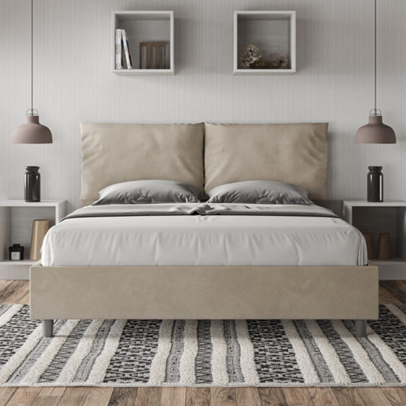 Letto Matrimoniale microfibra Antea 160×190