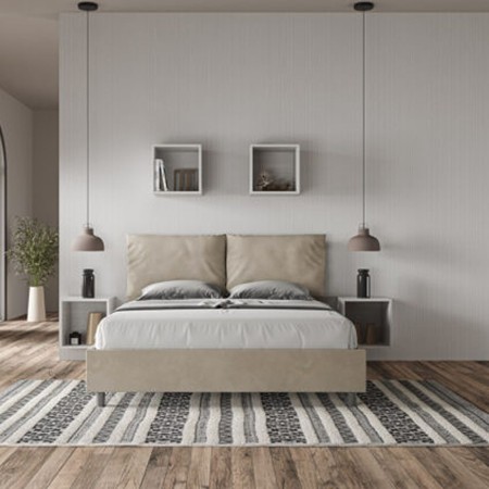 Letto Matrimoniale microfibra Antea 160×190