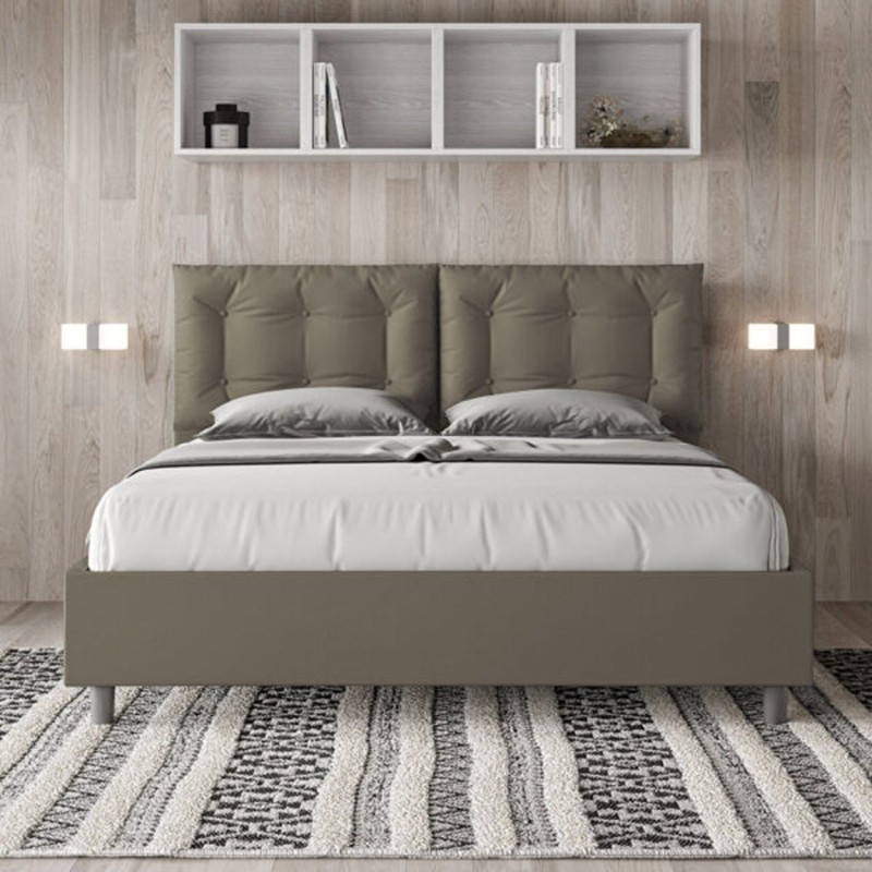Letto Matrimoniale similpelle Annalisa 160x190 cm