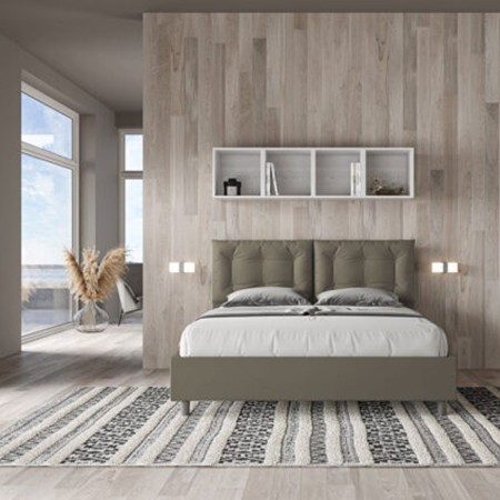 Letto Matrimoniale similpelle Annalisa 160x190 cm