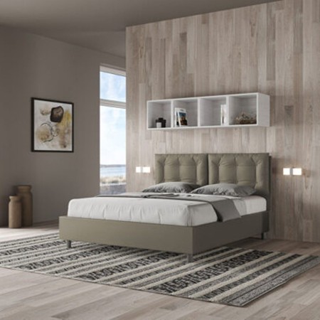 Letto Matrimoniale similpelle Annalisa 160x190 cm