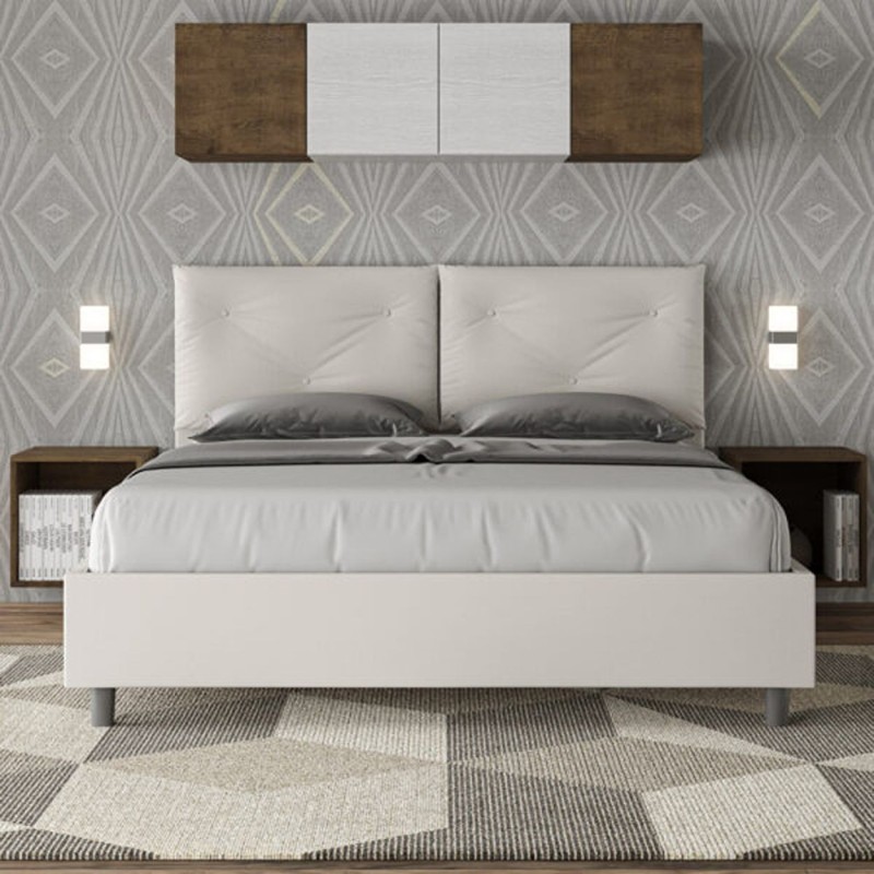Letto Matrimoniale similpelle Appia 160x190