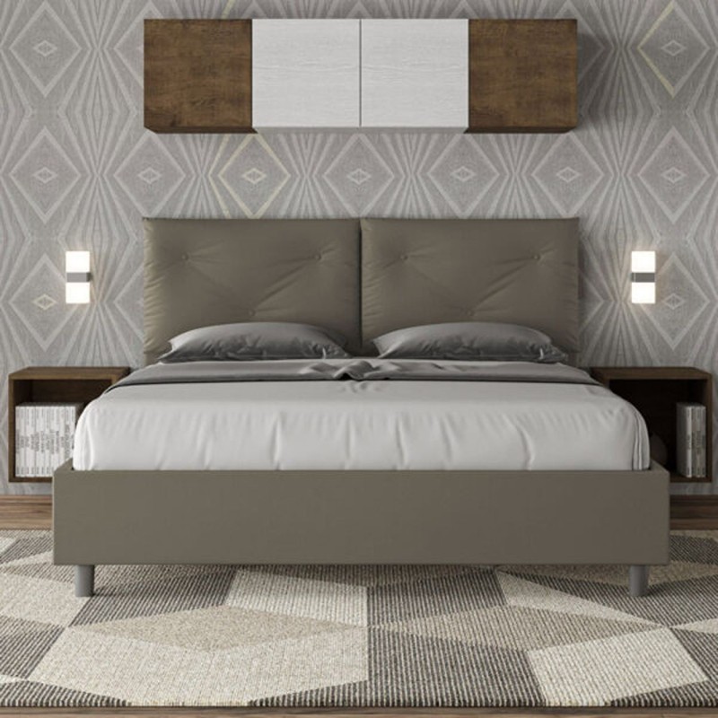 Letto Matrimoniale similpelle Appia 160x190