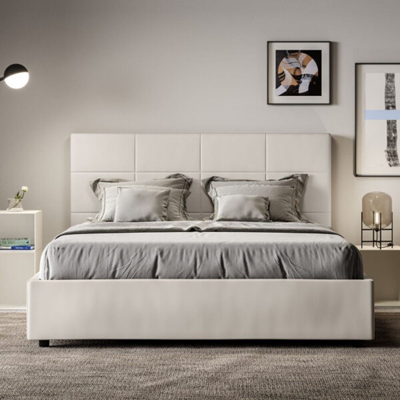 Letto Matrimoniale similpelle Mika 160x190