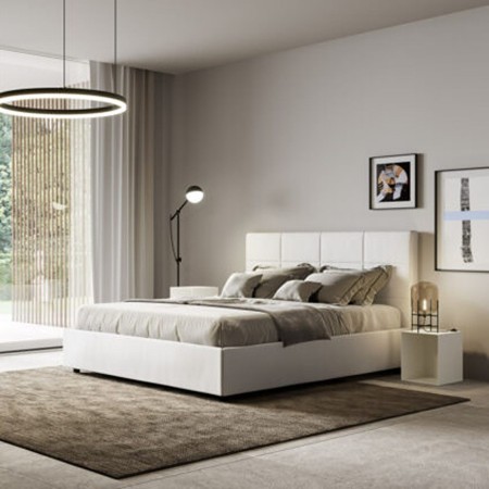 Letto Matrimoniale similpelle Mika 160x190