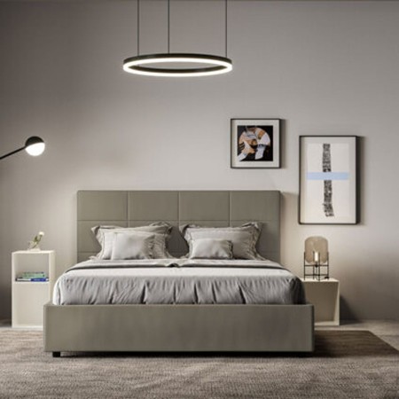 Letto Matrimoniale similpelle Mika 160x190