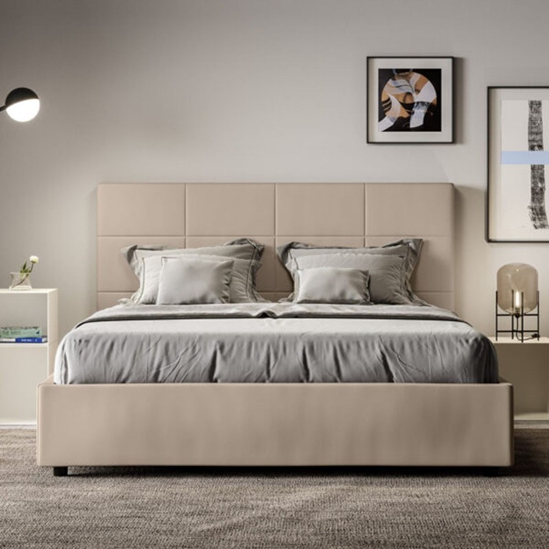 Letto Matrimoniale similpelle Mika 160x190