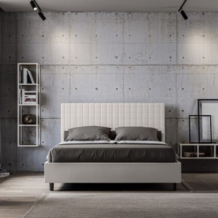 Letto Matrimoniale similpelle Sunny 160x190