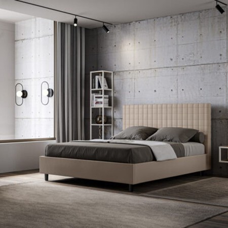 Letto Matrimoniale similpelle Sunny 160x190