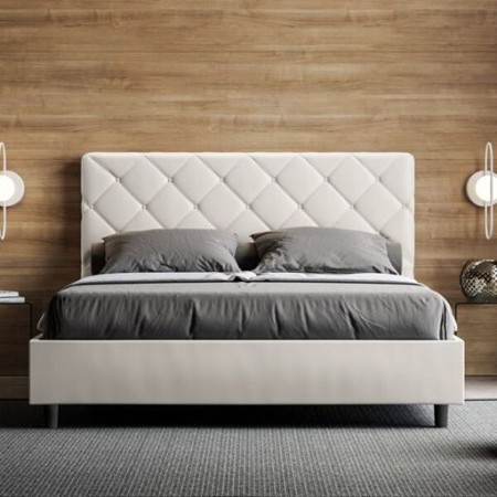 Letto Matrimoniale similpelle Priya 160x190