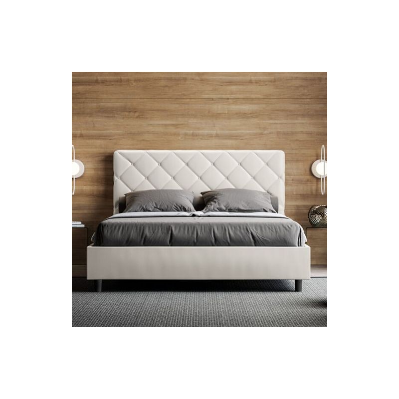 Letto Matrimoniale similpelle Priya 160x190