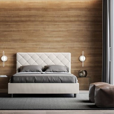 Letto Matrimoniale similpelle Priya 160x190