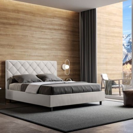 Letto Matrimoniale similpelle Priya 160x190