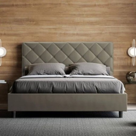 Letto Matrimoniale similpelle Priya 160x190
