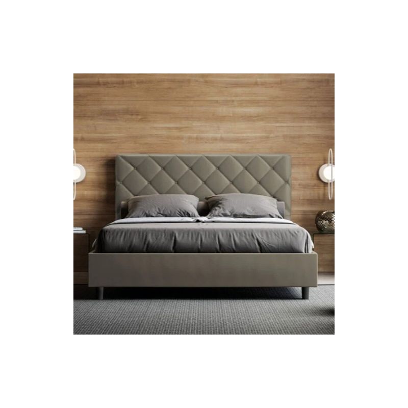 Letto Matrimoniale similpelle Priya 160x190