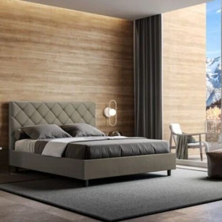 Letto Matrimoniale similpelle Priya 160x190