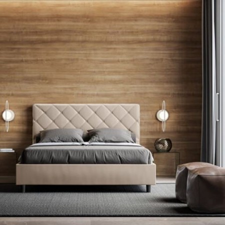 Letto Matrimoniale similpelle Priya 160x190