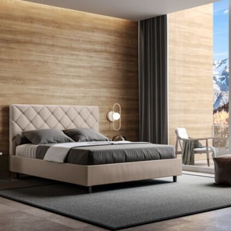 Letto Matrimoniale similpelle Priya 160x190