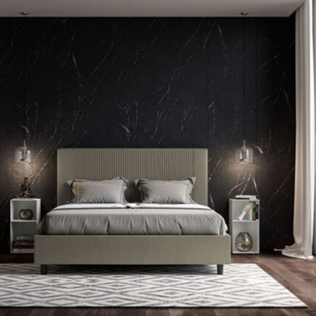 Letto Matrimoniale similpelle Goya 160x190