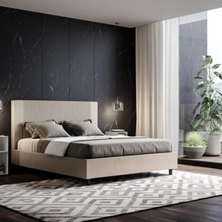 Letto Matrimoniale similpelle Goya 160x190