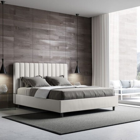 Letto Matrimoniale similpelle Aguenda 160x190