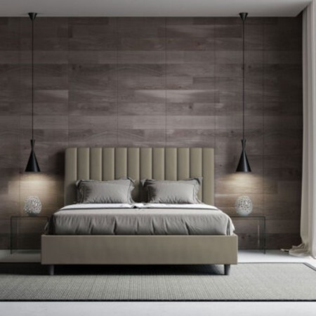 Letto Matrimoniale similpelle Aguenda 160x190