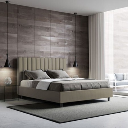 Letto Matrimoniale similpelle Aguenda 160x190