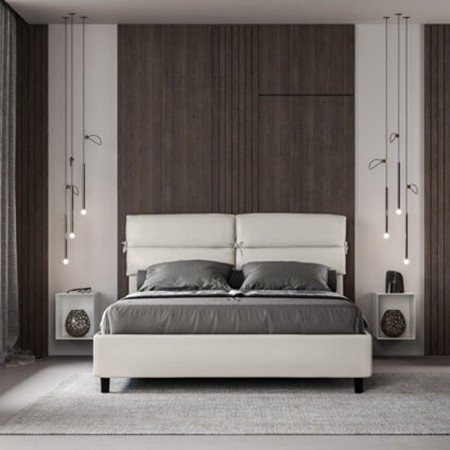 Letto Matrimoniale similpelle Nandy 160x190