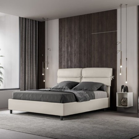 Letto Matrimoniale similpelle Nandy 160x190